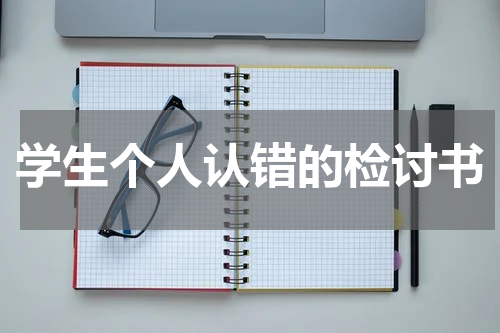 学生个人认错的检讨书