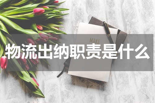物流出纳职责是什么