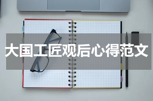 大国工匠观后心得范文