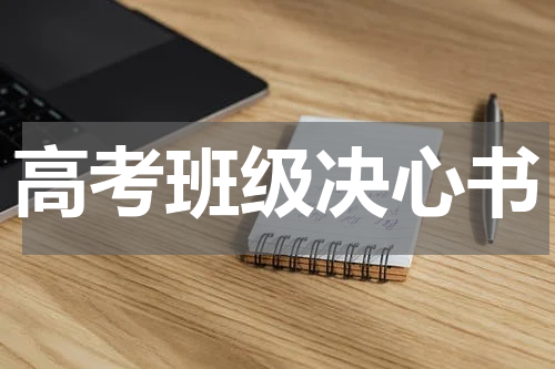 高考班级决心书