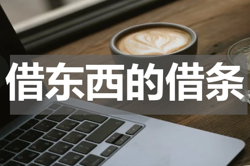 借东西的借条