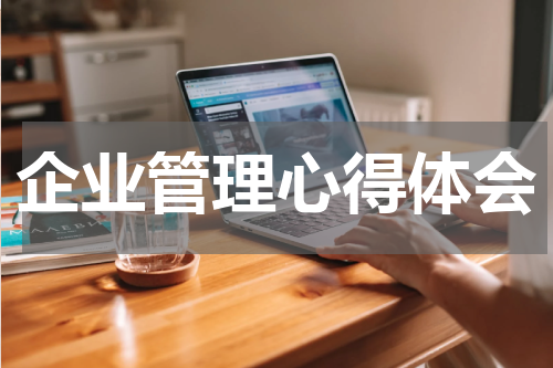 企业管理心得体会