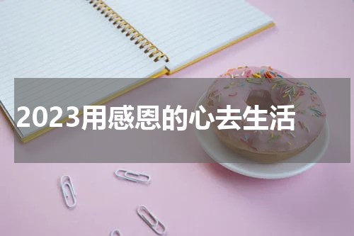 2023用感恩的心去生活