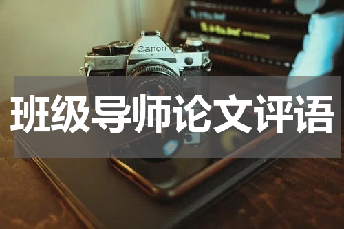 班级导师论文评语
