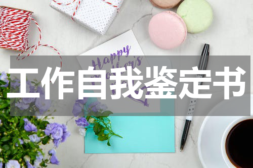 工作自我鉴定书