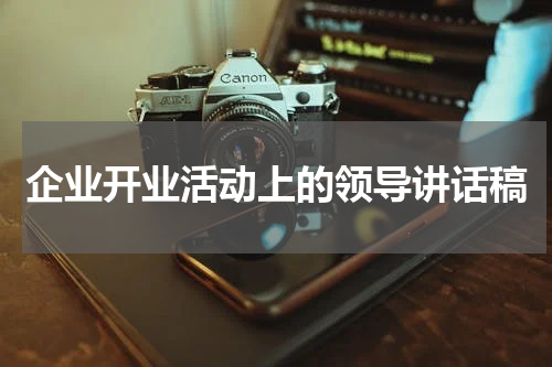 企业开业活动上的领导讲话稿