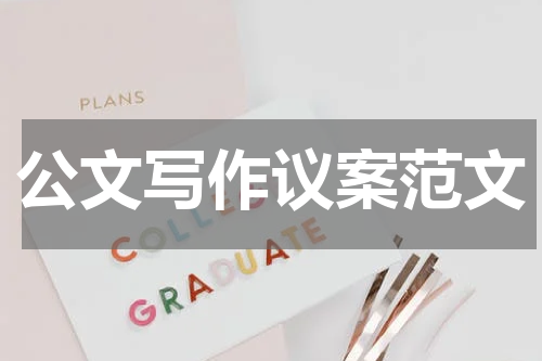 公文写作议案范文