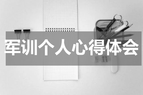 军训个人心得体会