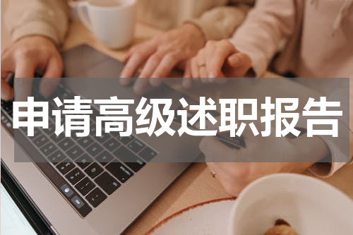 申请高级述职报告