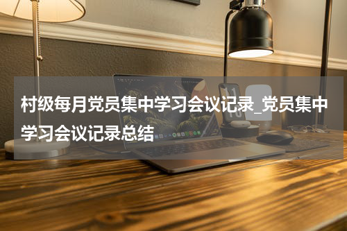 村级每月党员集中学习会议记录_党员集中学习会议记录总结