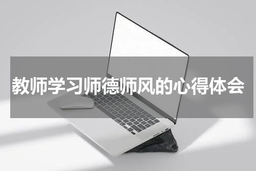 教师学习师德师风的心得体会
