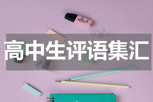 高中生评语集汇