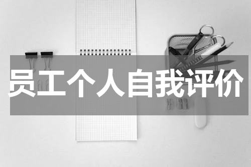 员工个人自我评价