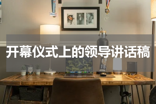 开幕仪式上的领导讲话稿