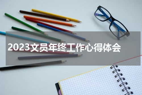 2023文员年终工作心得体会