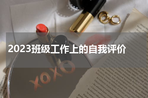 2023班级工作上的自我评价