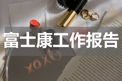 富士康工作报告