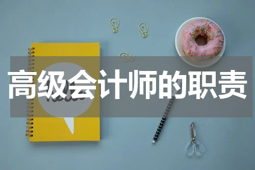 高级会计师的职责