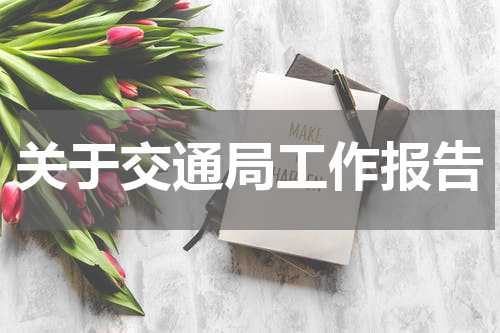 关于交通局工作报告