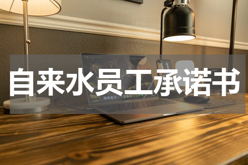 自来水员工承诺书