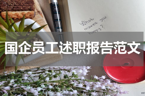 国企员工述职报告范文