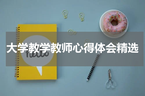 大学教学教师心得体会精选