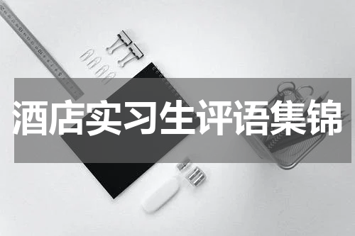 酒店实习生评语集锦