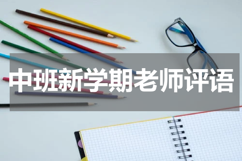 中班新学期老师评语