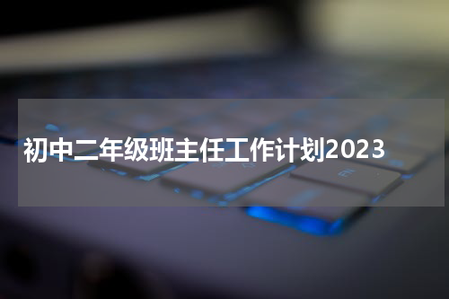 初中二年级班主任工作计划2023
