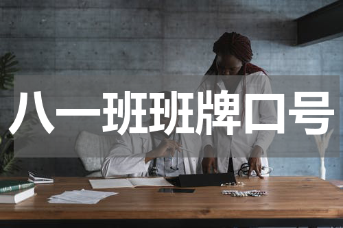 八一班班牌口号