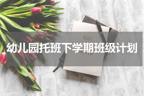 幼儿园托班下学期班级计划