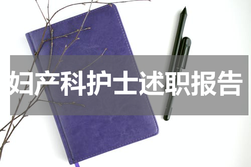 妇产科护士述职报告