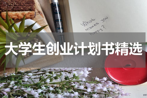 大学生创业计划书精选