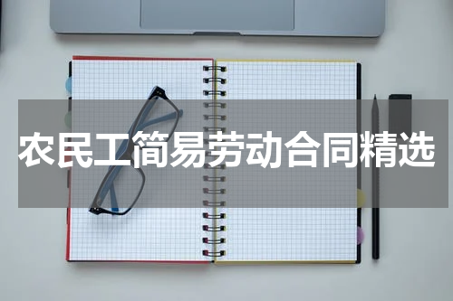 农民工简易劳动合同精选