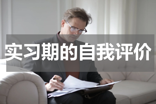 实习期的自我评价