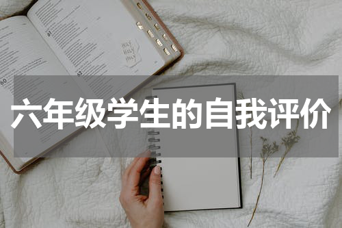六年级学生的自我评价