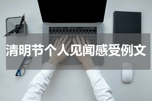 清明节个人见闻感受例文