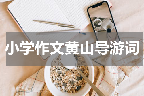 小学作文黄山导游词