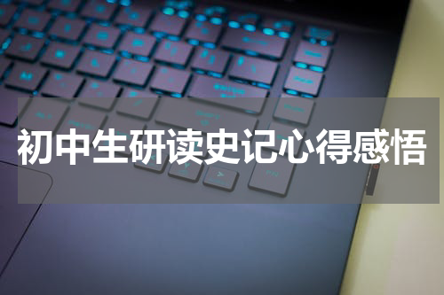 初中生研读史记心得感悟