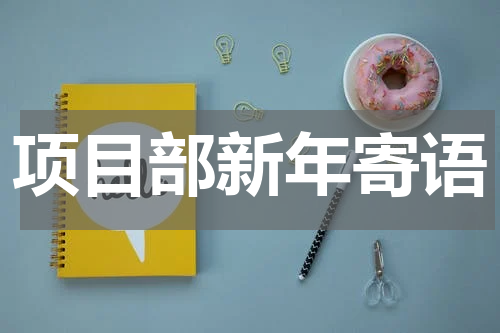 项目部新年寄语