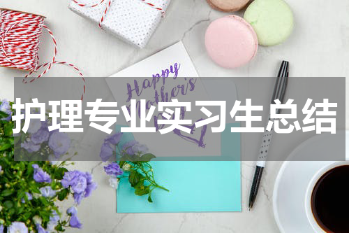 护理专业实习生总结