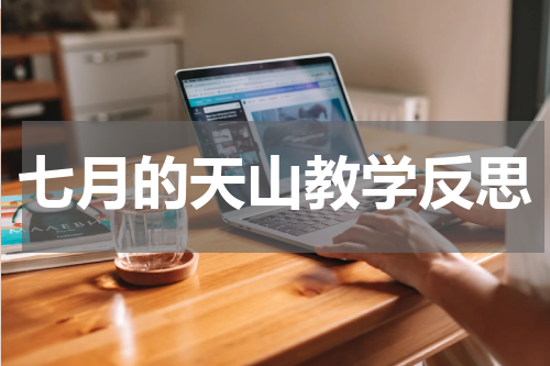 七月的天山教学反思
