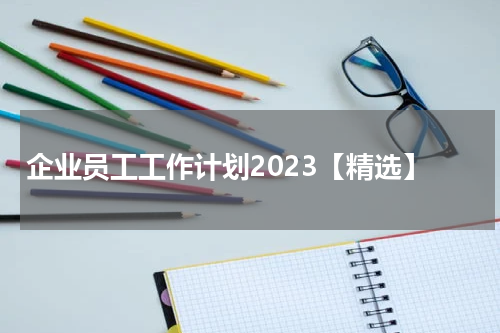 企业员工工作计划2023【精选】