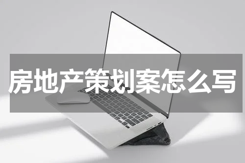 房地产策划案怎么写