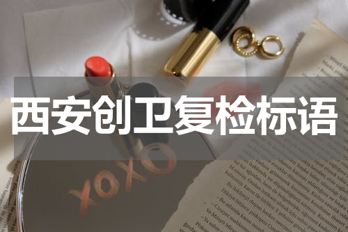 西安创卫复检标语