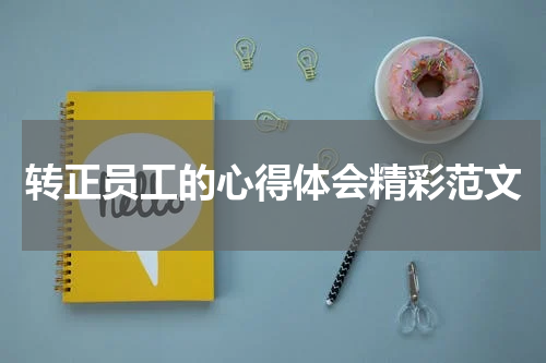 转正员工的心得体会精彩范文