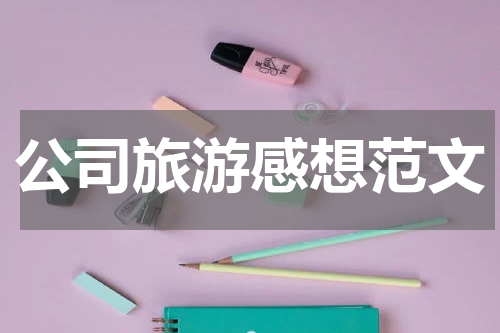 公司旅游感想范文