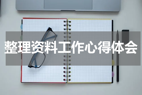 整理资料工作心得体会
