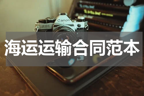 海运运输合同范本