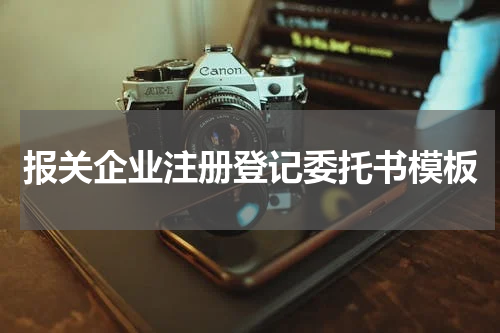 报关企业注册登记委托书模板